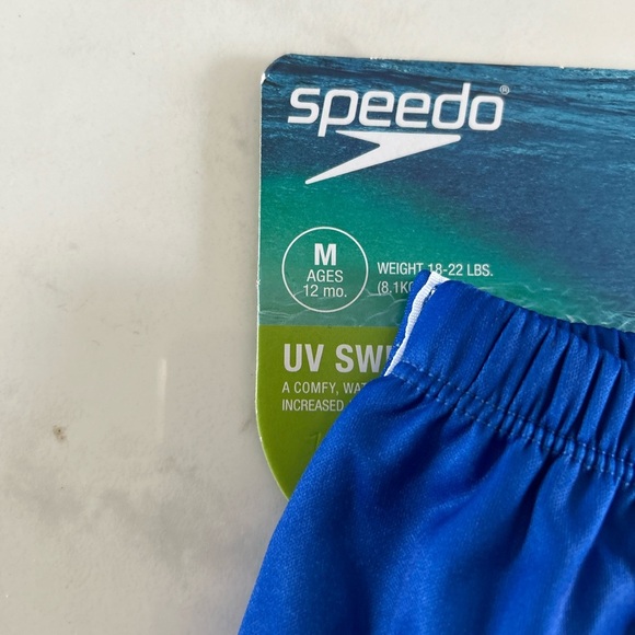 Speedo Kids Blue Swim Diaper 12 months - Picture 2 of 3